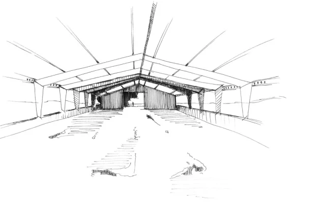 Boceto de la planta de Prymax